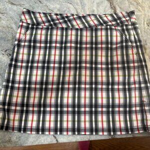 Quagmire Multi-Color Women's Plaid Golf/Tennis Skort- Size 10